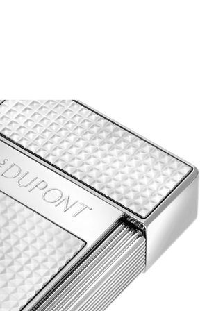S.T. Dupont Biggy Silver Diamond Head Puro Çakmağı 25210