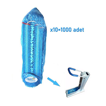 Kollu L Galoş Makinesi 1000 Adet Galoşu Topuktan Çekmeli 900405