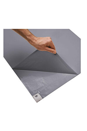 Hijyen Market Yapışkanlı Yaprak Paspas 45x115cm Gri 10 Plakalı Koli 911272
