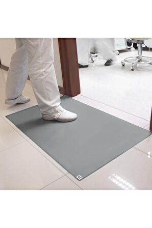 Hijyen Market Yapışkanlı Yaprak Paspas 45x115cm Gri 10 Plakalı Koli 911272