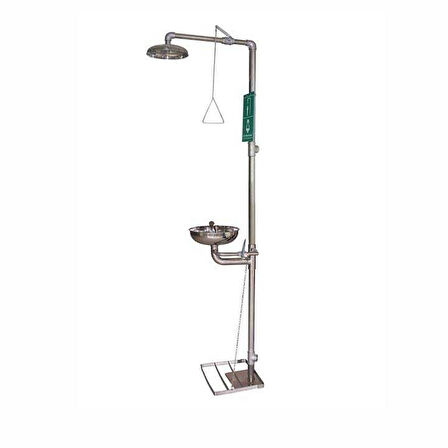 Okinox Acil Emniyet Göz ve Vücut Duşu İstasyonu 902644 SS-S150
