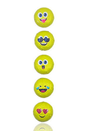 Dippo Choco Smile Emojili Çikolata 5 gr 100'lü