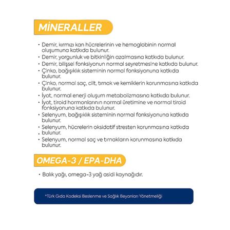 Selevit Mom 30 Kapsül Omega-3, Multivitamin ve Multimineral İçeren Takviye Edici Gıda