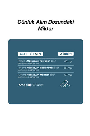 Magtrio Complex, Magnezyum İçeren Takviye Edici Gıda