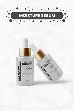 Madetoll Moisture Serum 30 ml Yoğun Nemlendirici ve Dolgunlaştırıcı 3x Hyalüronik Asit+Panthenol