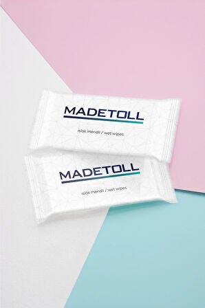 Madetoll Güneş Sonrası Nemlendirici, Yenileyici, Yatıştırıcı Bakım Kremi + 4 Adet Alkolsüz Tekli Islak Mendil