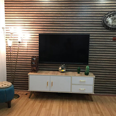 CLAROS TV SEHPASI MEŞE - BEYAZ 150X40X60