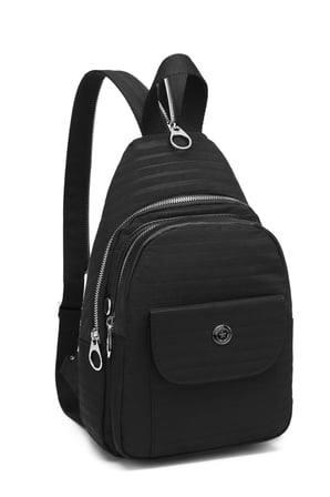 SMART BAGS SMBYB1237-2001 SİYAH KADIN BODY BAG