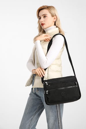 SMART BAGS SMBYB1128-0083 İCE GRİ KADIN ÇAPRAZ ÇANTA