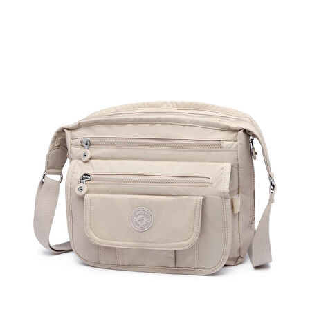 Krinkıl Kumaş Kadın Postacı Çantası Smart Bags 3005