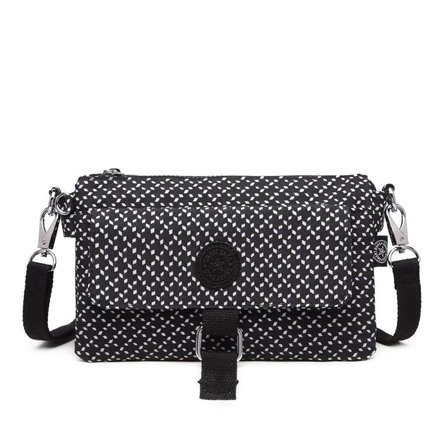 SMART BAGS SMBYB1147-0127 SİYAH/BEYAZ KADIN MİNİK ÇAPRAZ ÇANTA