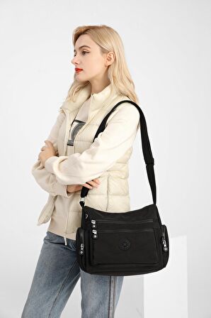 SMART BAGS SMBYB1115-0001 SİYAH KADIN ÇAPRAZ ÇANTA