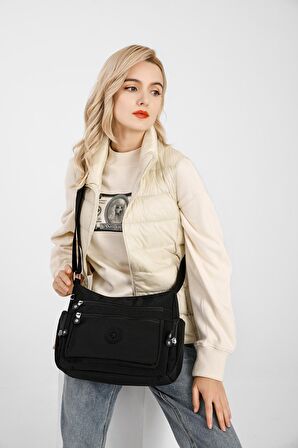 SMART BAGS SMBYB1115-0001 SİYAH KADIN ÇAPRAZ ÇANTA