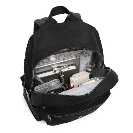 SMART BAGS SMBYB3086-4012 P.K.GRİ KADIN SIRT ÇANTASI