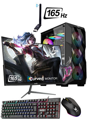 Mintra Sellow X Ryzen 7 3700x 16GB 256GB M.2 Nvme Gtx1660s 6GB 24" 165hz Oyuncu Masaüstü Bilgisayarı