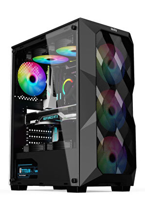 Mintra Entei X I3-12100f 16GB 512GB M.2 Nvme RX 580 8GB 24" 165hz Oyuncu Masaüstü Bilgisayarı