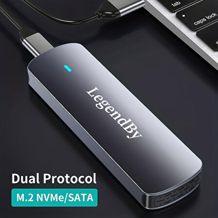 LegendBy NVMe M.2 SSD Disk Kutusu | USB 3.1 Type-C 10Gbps