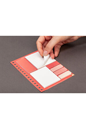 Kırmızı Yapışkan Not Seti • Post-it • Sticky Note (GGK-KYN004)