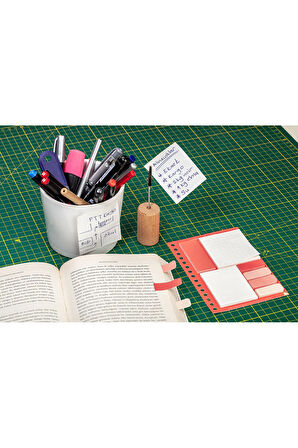 Kırmızı Yapışkan Not Seti • Post-it • Sticky Note (GGK-KYN004)