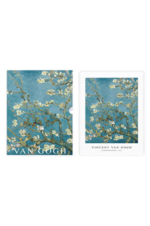 Almond Blossoms, Özel Tasarım Kılıflı, A4 Poster