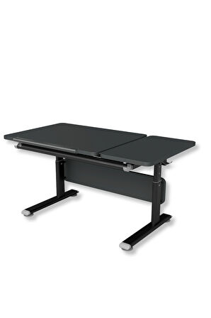 Creo Mobili Yükseklik ve Eğim Ayarlı, Vega Simple Çalışma Masası - 130x70 cm, Antrasit/Gri