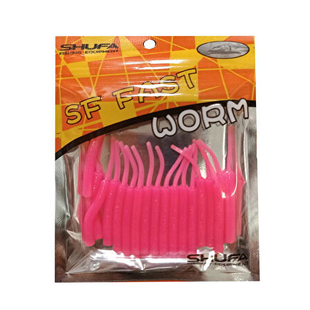 Shufa SF Fast Worm 5.1cm Lrf Silikon Yem