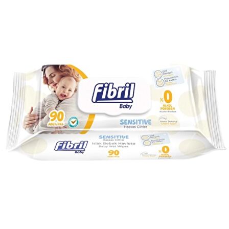 Fibril Islak Havlu Hassas 90' lı
