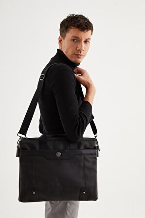 TH Bag  Erkek Evrak Çantası TH-WS600200 SİYAH