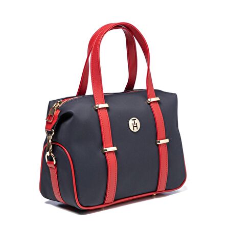 TH Bag  Kadın Omuz Çantası TH-YK12205 LACİVERT-KIR