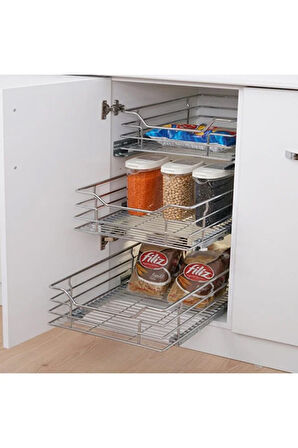 Bağımsız Teleskopık Frenlı Cekmece 55 cm