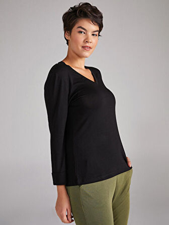 V Yaka Truvakar Kol T-Shirt 00018
