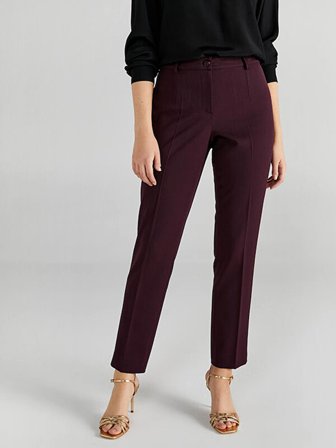 Slim Fit PolyViskon Pantolon 00048