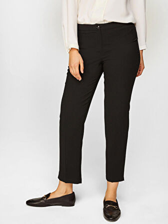 Slim Fit Krep Pantolon 00049