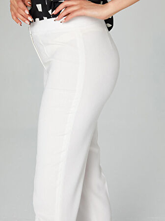 Slim Fit Krep Pantolon 00049