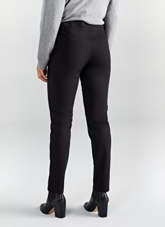 Faik Sönmez  Slim Fit  Siyah Kadın Pantolon