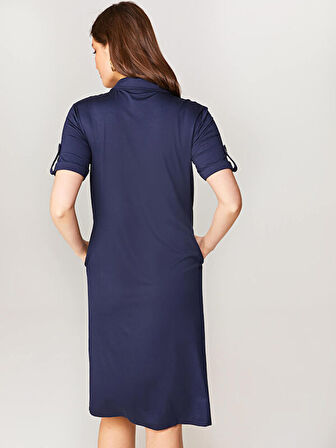 Polo Yaka Elbise 00070
