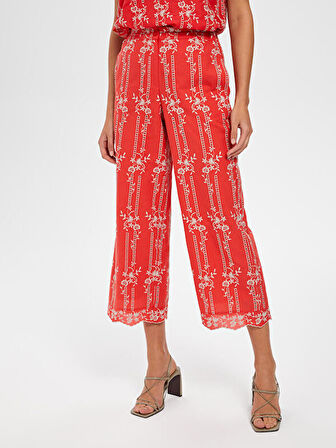 Brode Nakış İşli Sraıght Fıt Pantolon 66517