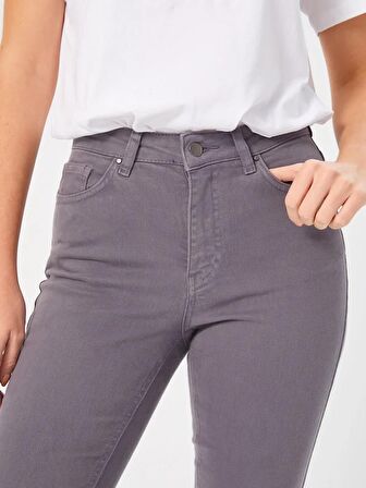 Slım Fit Coton Parça Boya Pantolon 68048