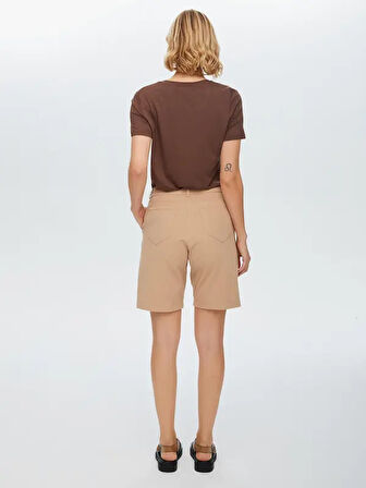 Kargo Cep Detaylı Pamuklu Comfort Fit Şort 68574