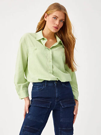 Çok Cepli Straight Fit Jean Pantolon 68462