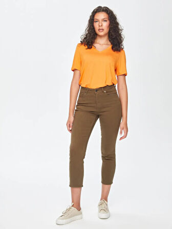 Faik Sönmez Slim Fit Kadın Pantolon 69048