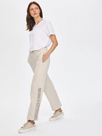 Faik Sönmez Payet Şerit Garnili Kadın Eşofman Altı 69254