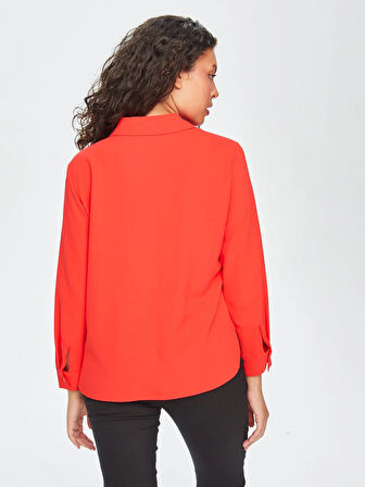 Faik Sönmez Boncuk Nakış Detaylı Kadın Gömlek 69297