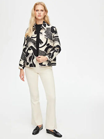 Monochrome Desen Track Ceket 69173