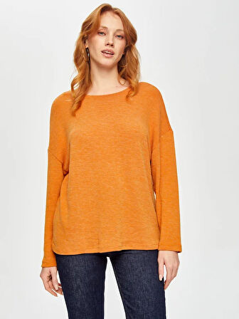 Triko Görünümlü Sweatshirt 69154