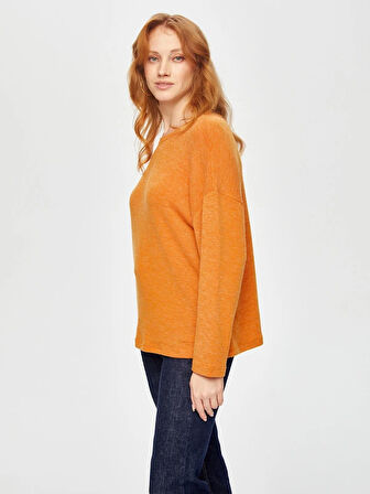 Triko Görünümlü Sweatshirt 69154