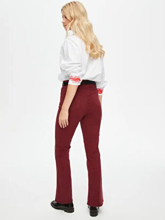 Straight Fit Parça Boya Pantolon 69481