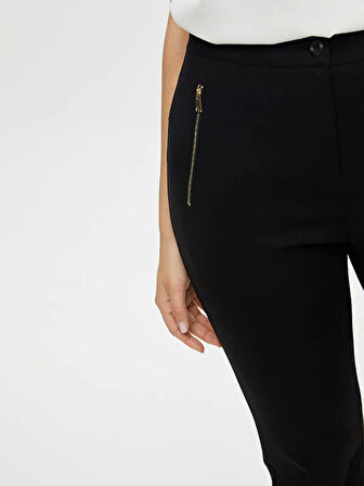 Slim Fit Vücut Şekillendiren Pantolon B00046-1