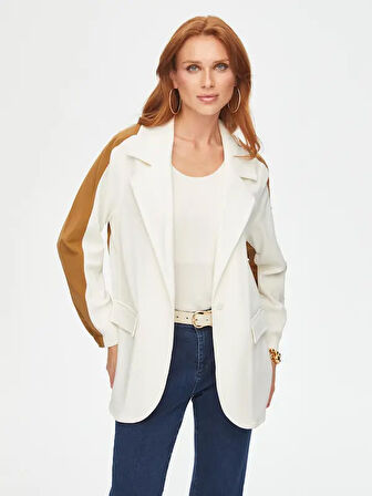 Relax Dokuma Garnili Örme Ceket 69753