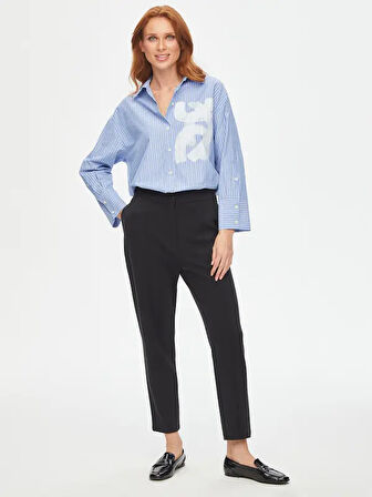 Relax Petek Doku Slım Fit Örme Pantolon 69761